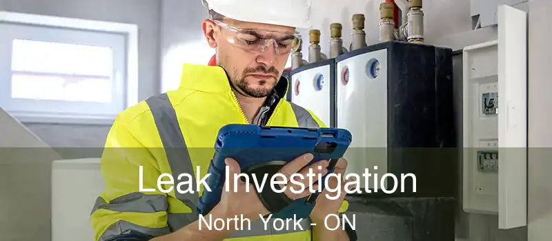  Leak Investigation North York - ON